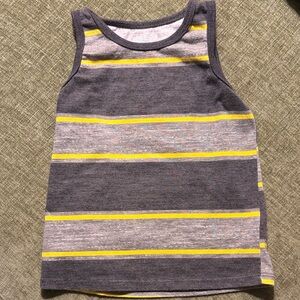 Garanimals Gray and Yellow Striped Tank Top
